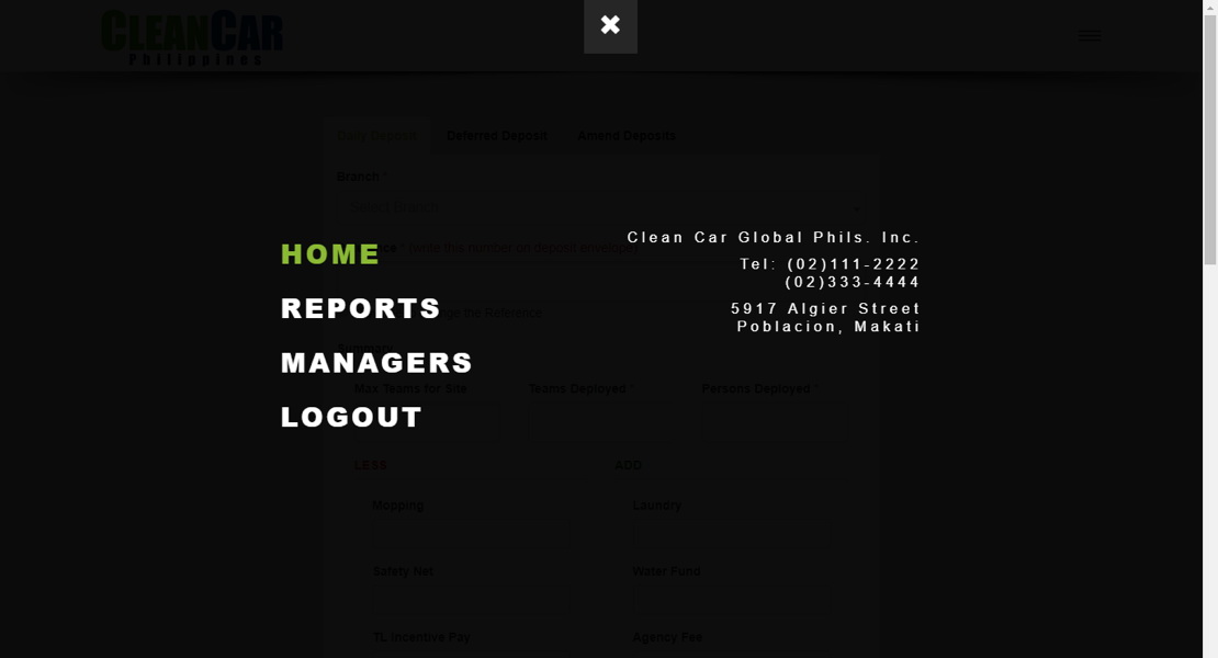 Daily Wash and Bank Transaction Monitoring System