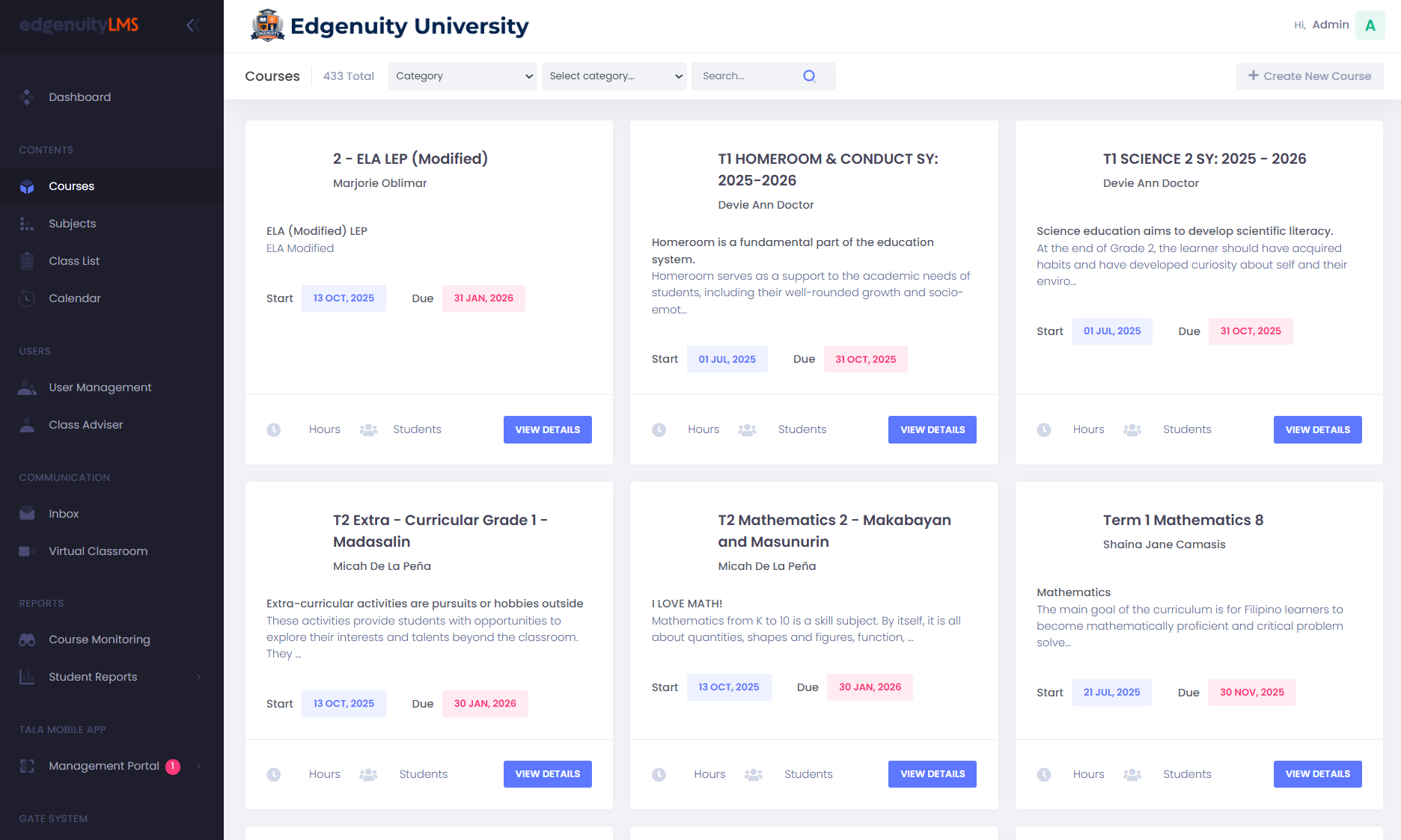 Learning Management System - Edgenuity Technology Solutions