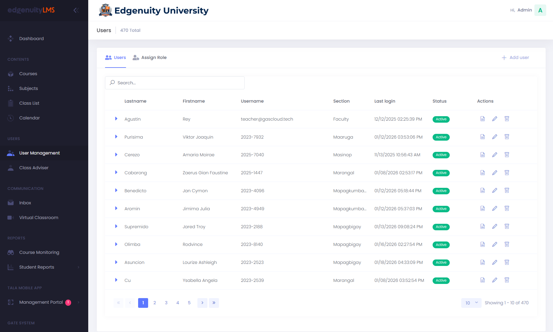 Learning Management System - Edgenuity Technology Solutions