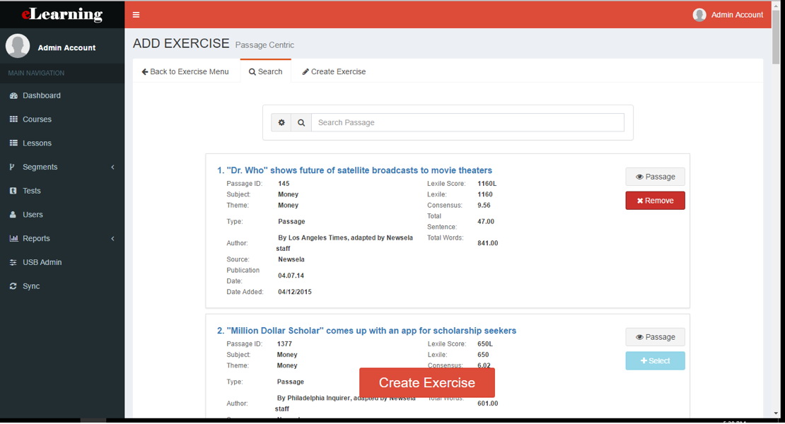 Learning Management System Admin