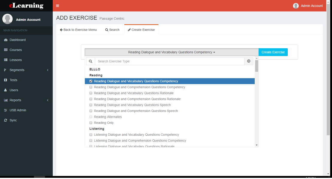 Learning Management System Admin