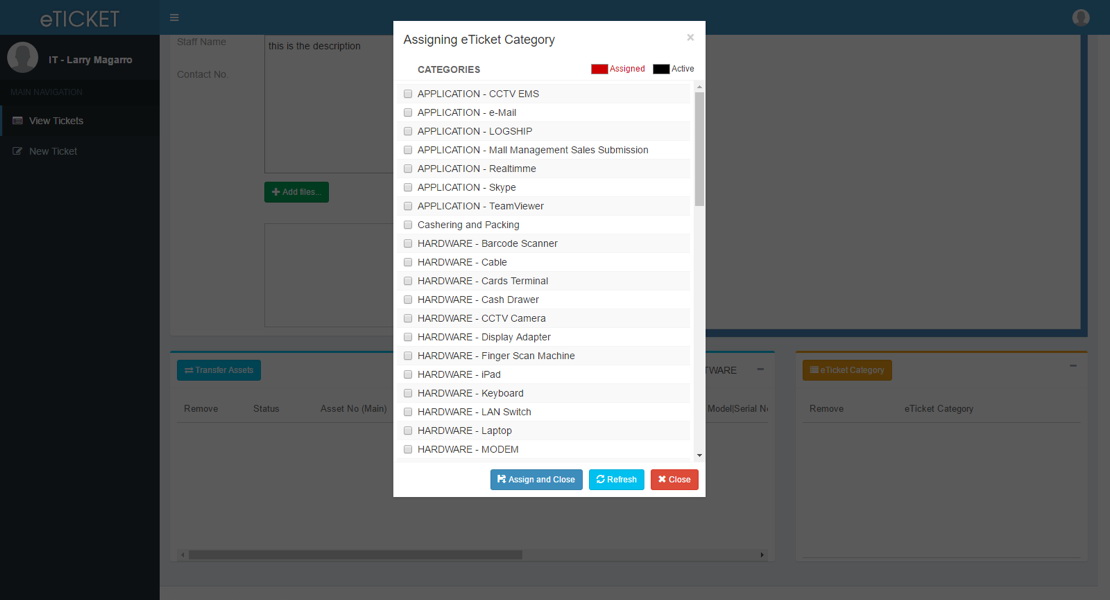 Support Ticket System