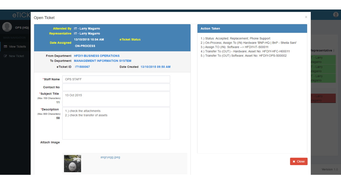 Support Ticket System