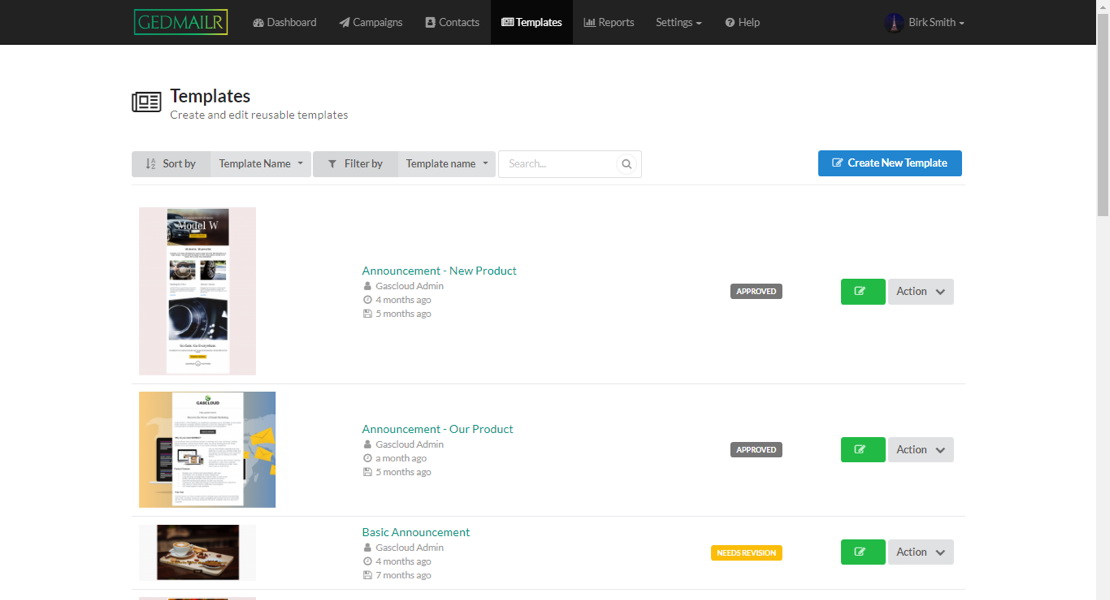 Gascloud Electronic Direct Mailer