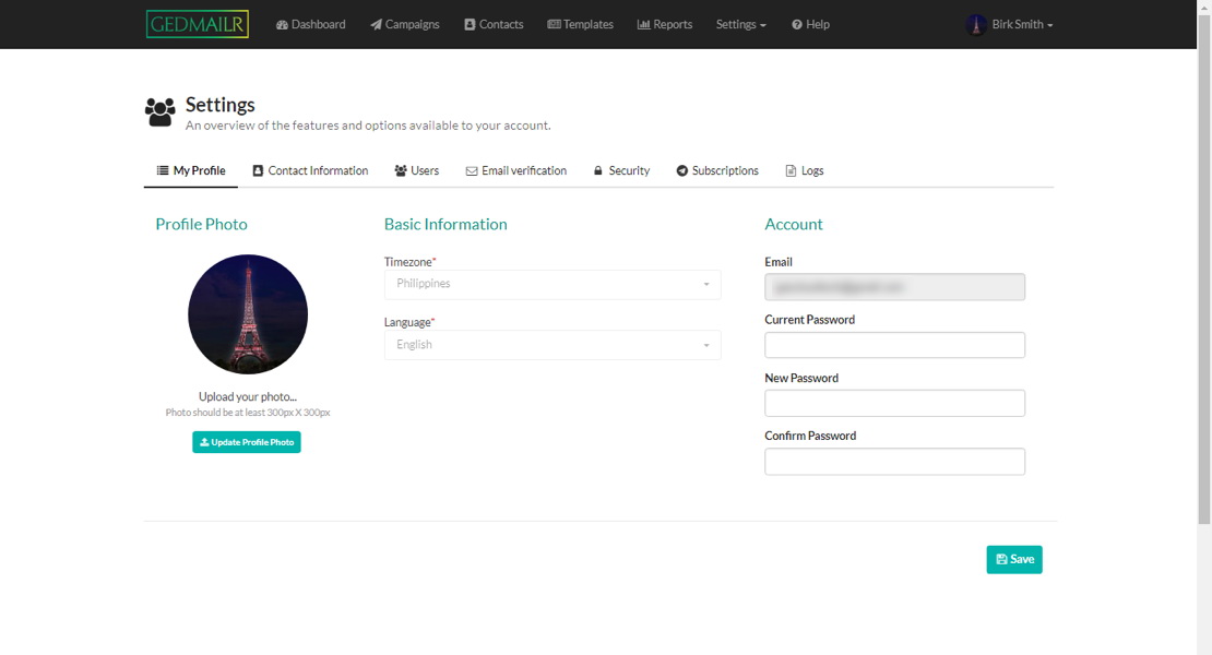 Gascloud Electronic Direct Mailer