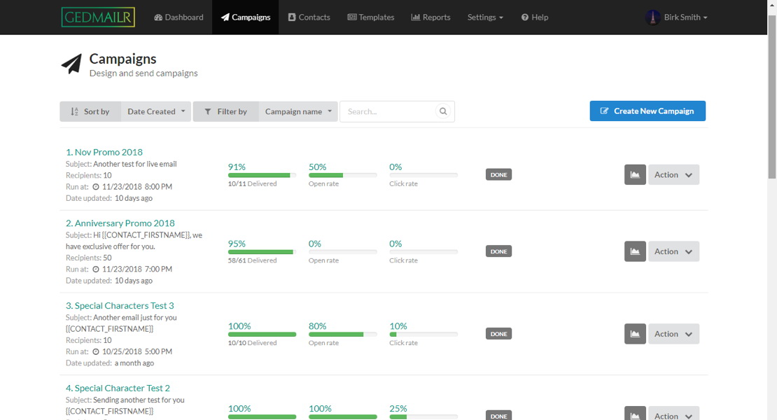 Gascloud Electronic Direct Mailer