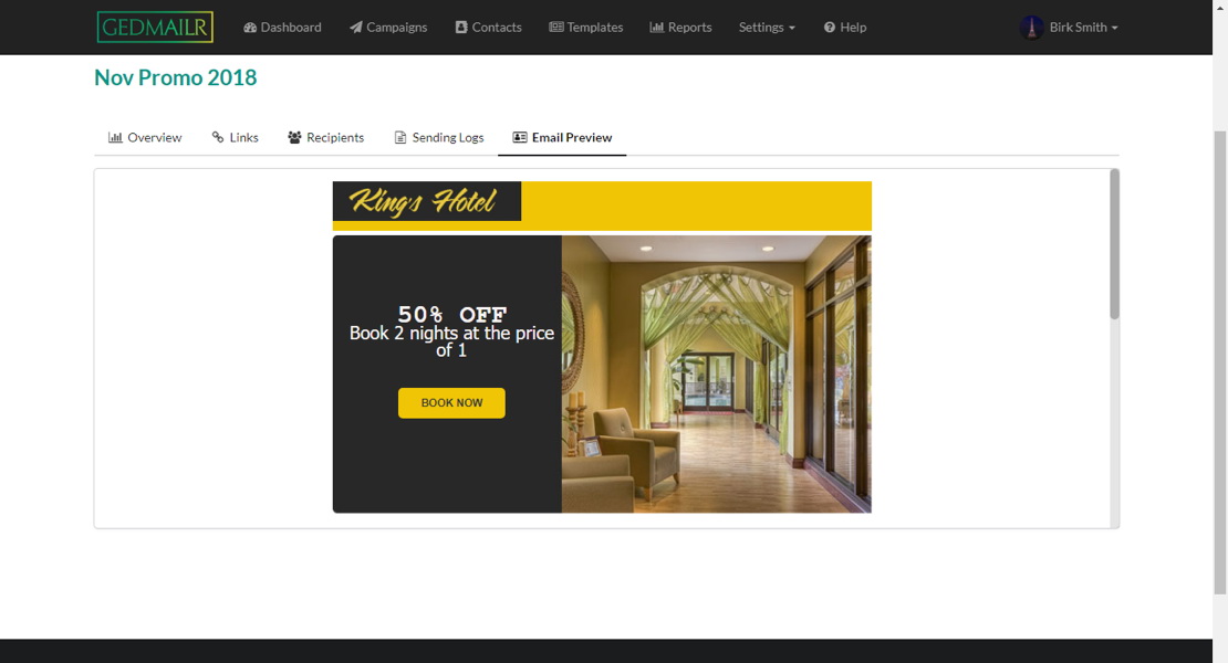 Gascloud Electronic Direct Mailer