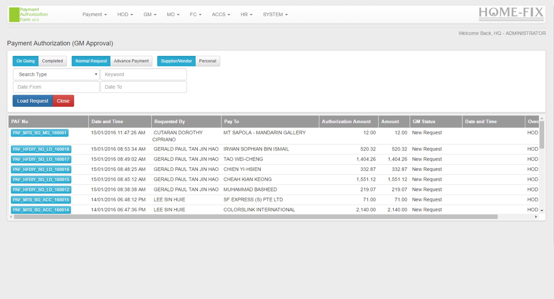 Payment Authorization System
