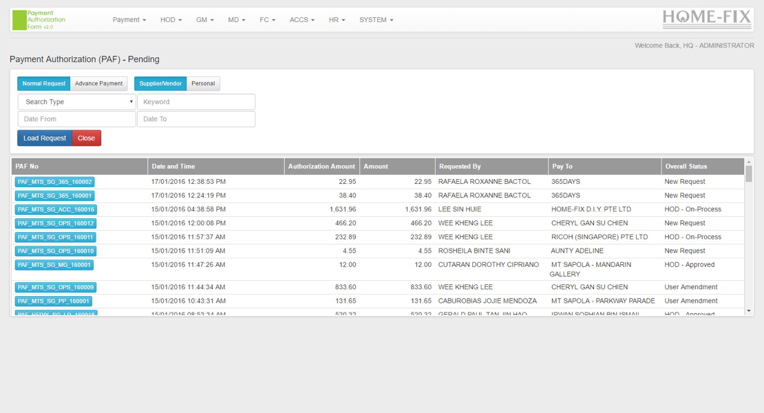 Payment Authorization System
