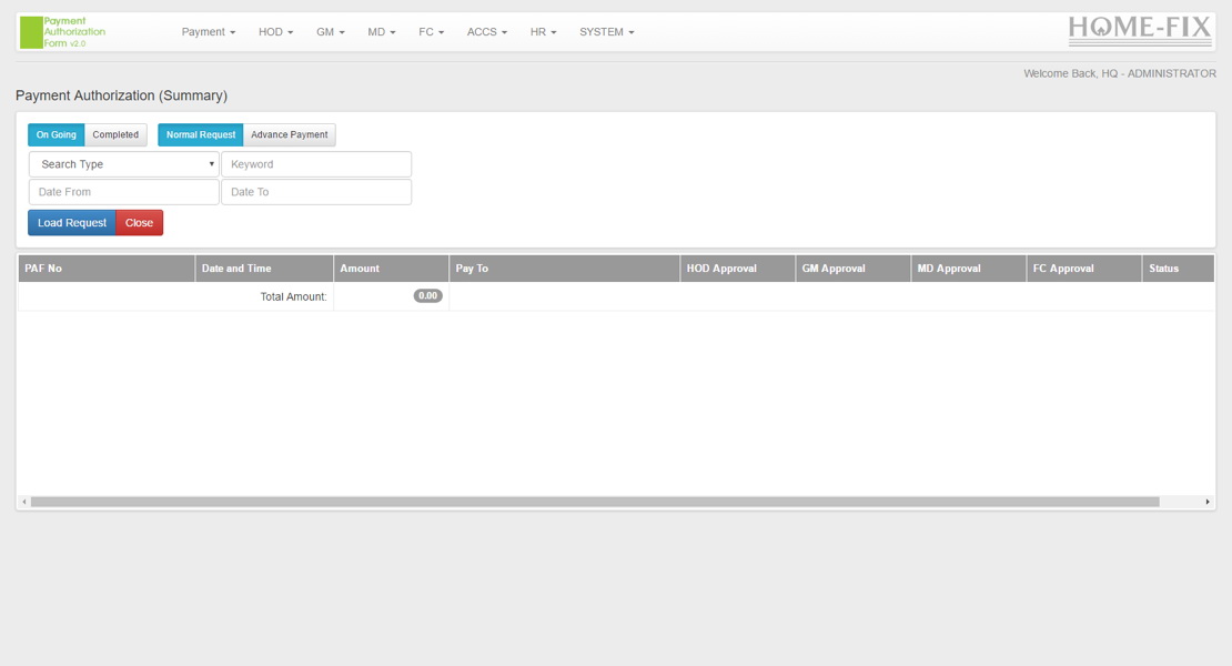 Payment Authorization System